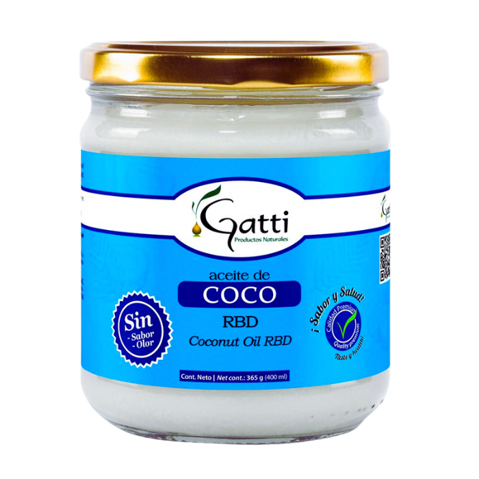 Aceite de Coco RBD 365g Gatti