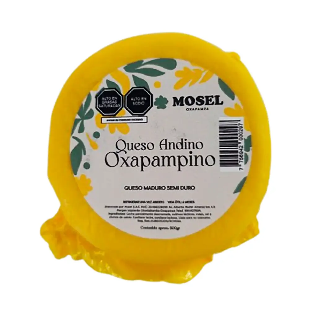[MNH001197] Queso Andino Oxapampino 500g Mosel