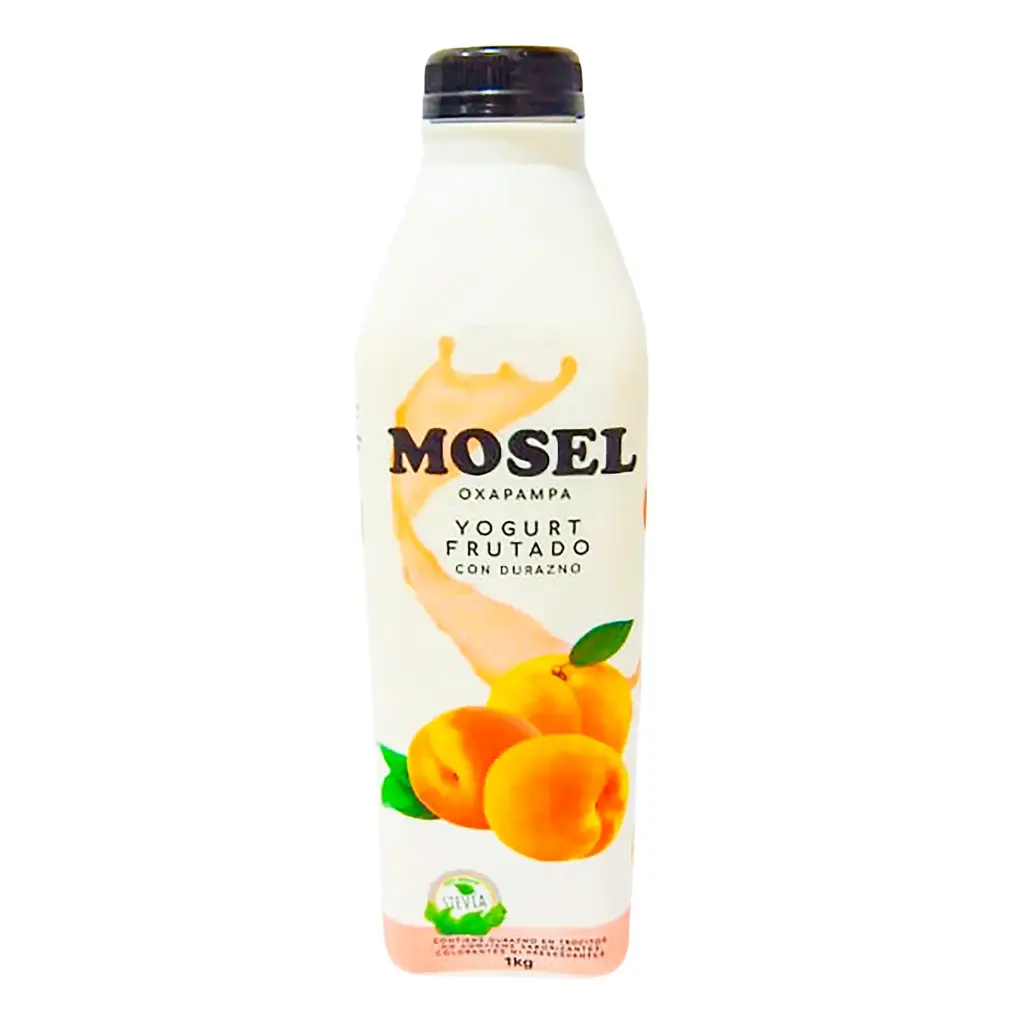 Yogurt Frutado Durazno 1Lt - Mosel