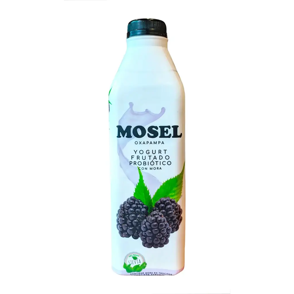 Yogurt Probiótico Mora 1Lt - Mosel
