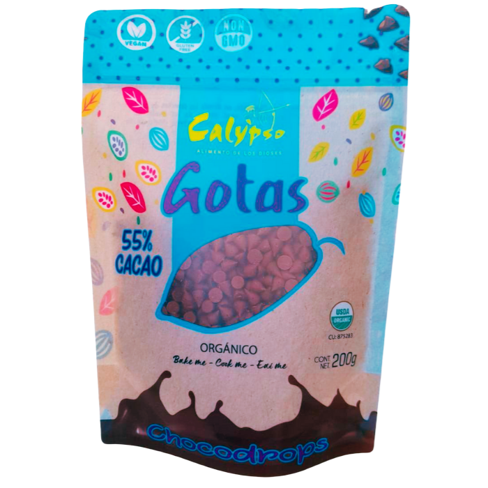 Gotas de Chocolate 55% cacao 200g Calypso