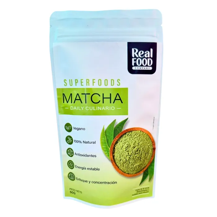 Té verde en polvo Matcha 50g Real Food
