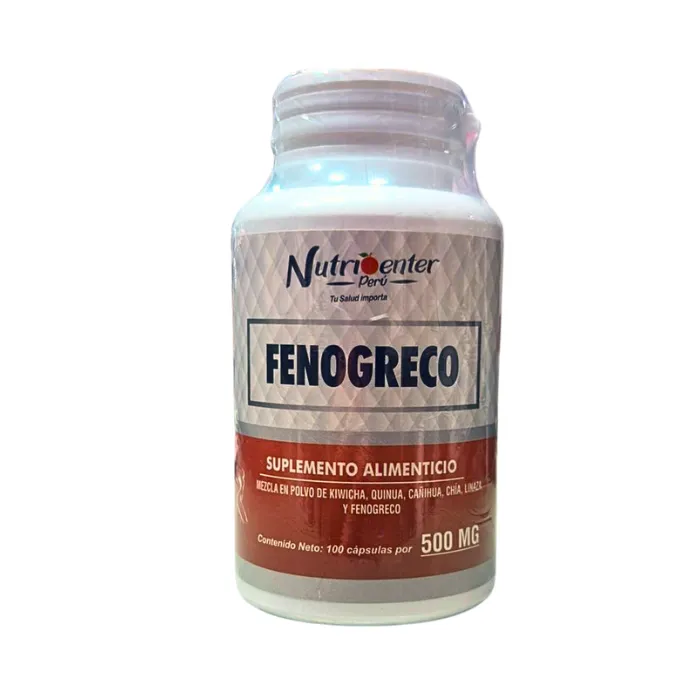 Fenogreco 100 Cápsulas 500mg - Nutricenter