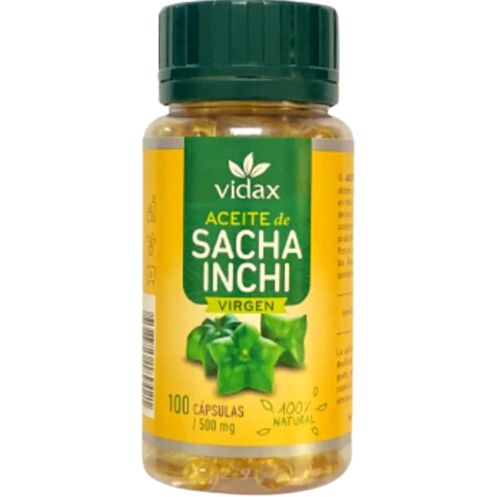 [MNH113] Sacha Inchi y Chía 100 cápsulas Vidax