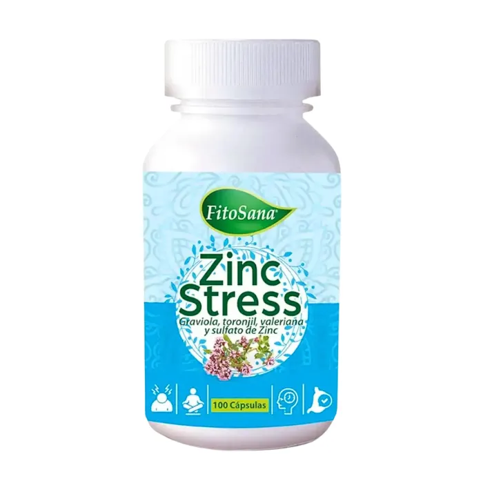 Zinc Stress 100 cápsulas Fitosana