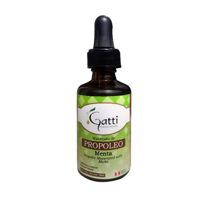 Propóleo con Menta en Gotas 30ml Gatti
