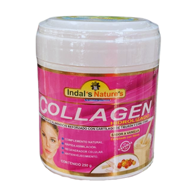 Collageno Hidrolizado Sabor Vainilla 250g Indals Natures