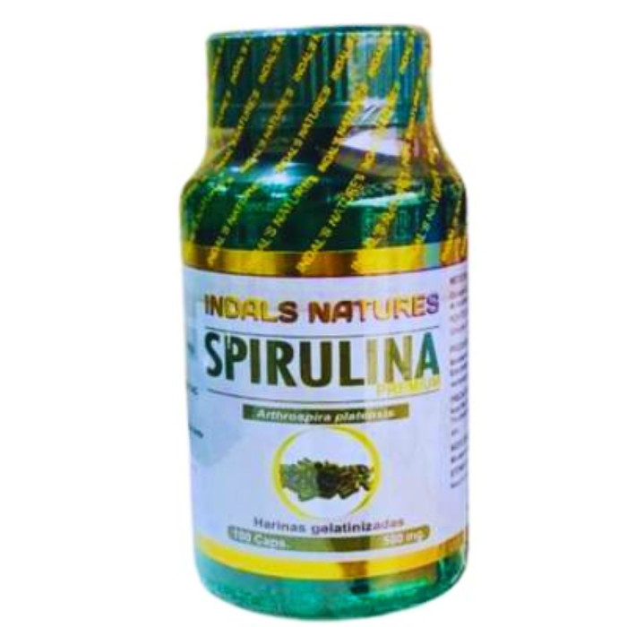 Spirulina 500mg 100 cápsulas Indals Nature