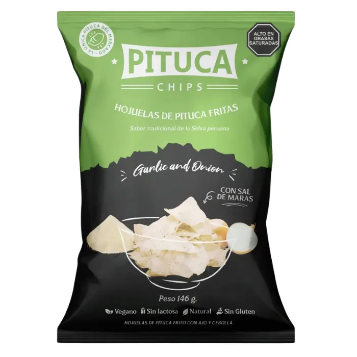 Pituca  chips Garlic Onion 160g Samperu (copia)