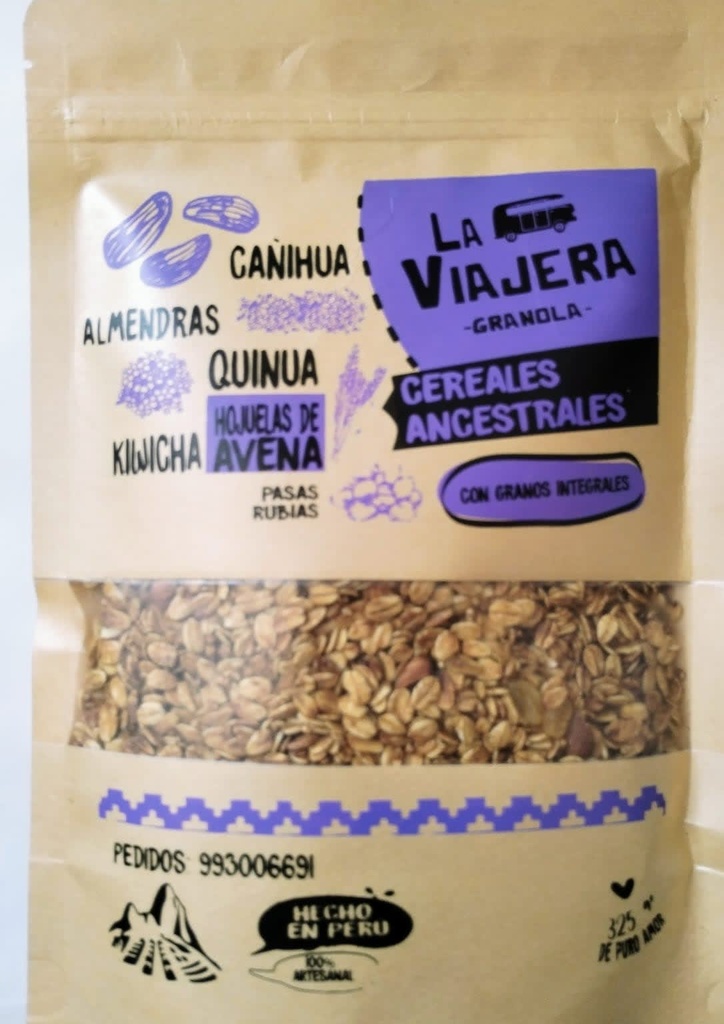 Granola cereales ancestrales 325g La Viajera 