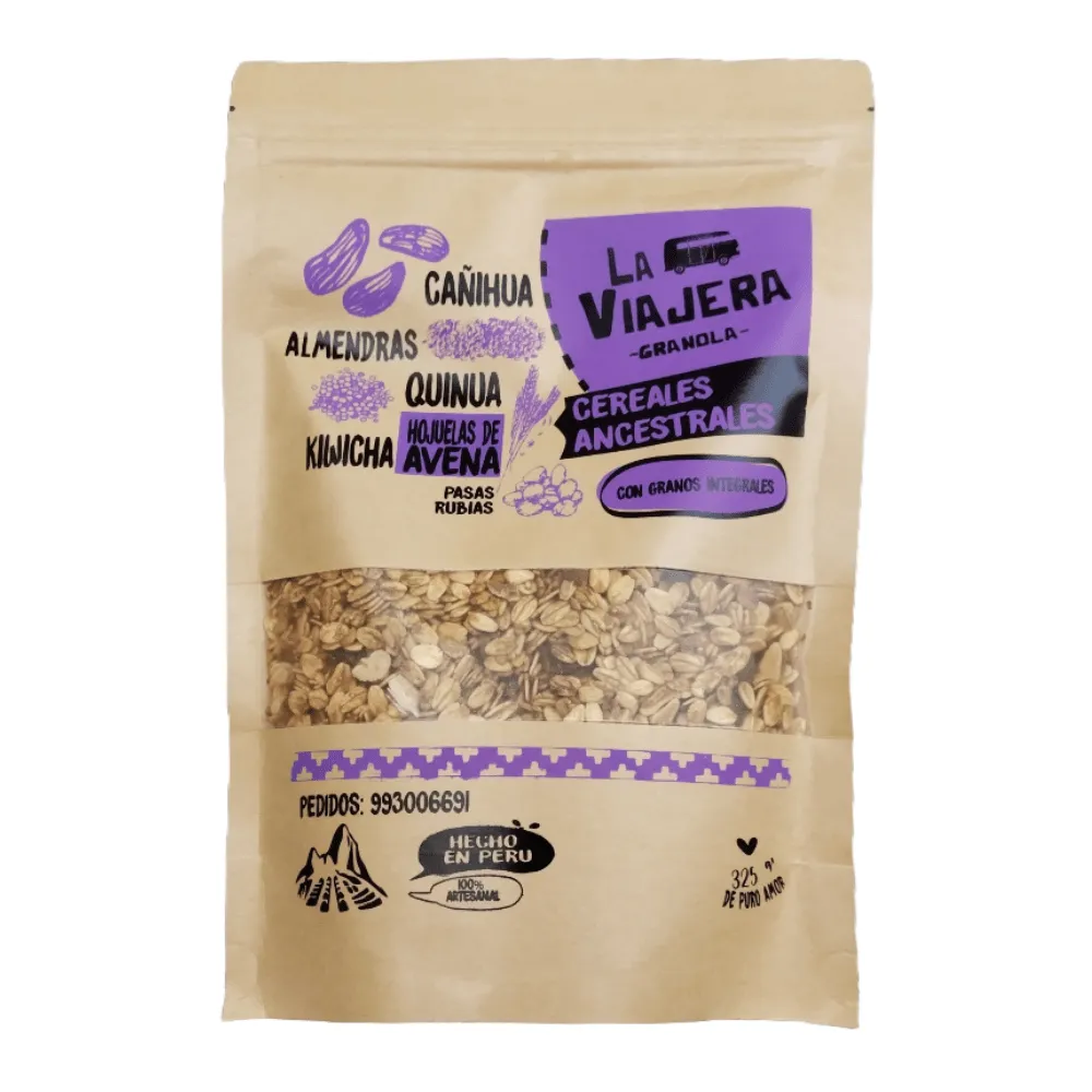 Granola cereales ancestrales 325g La Viajera 