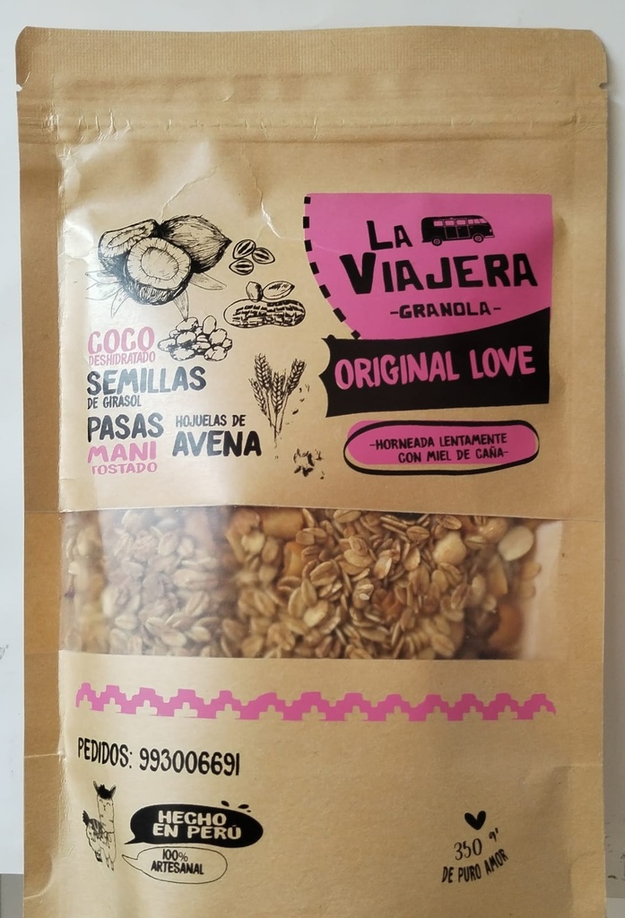Granola Original Love 350g La Viajera 