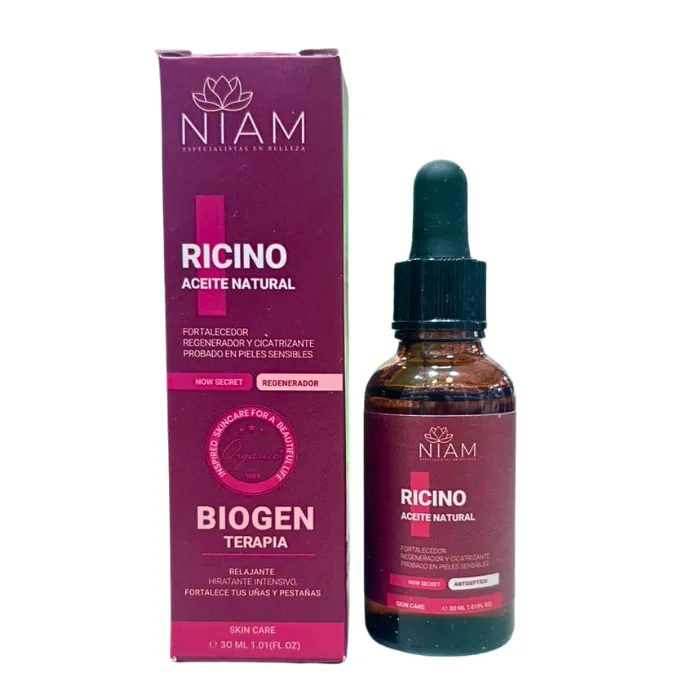 Aceite Premium de Ricino 30ml - Niam Cosmetic