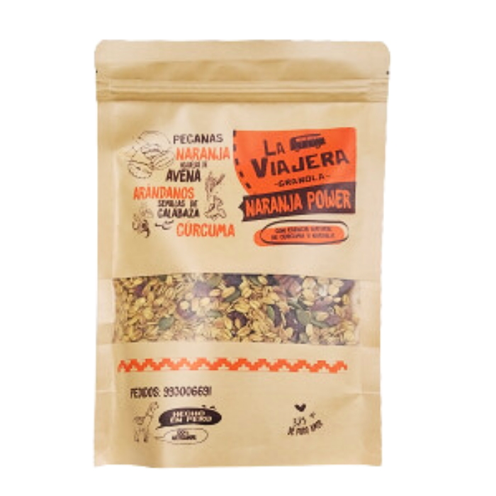 Cereal Granola Naranja Power 325g - La Viajera 