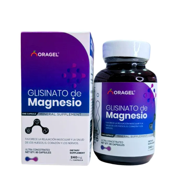 Glicinato de Magnesio 90cap Oragel 