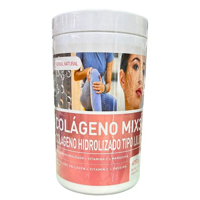 Colágeno Hidrolizado Mix 3 650gr Herbal Nautural