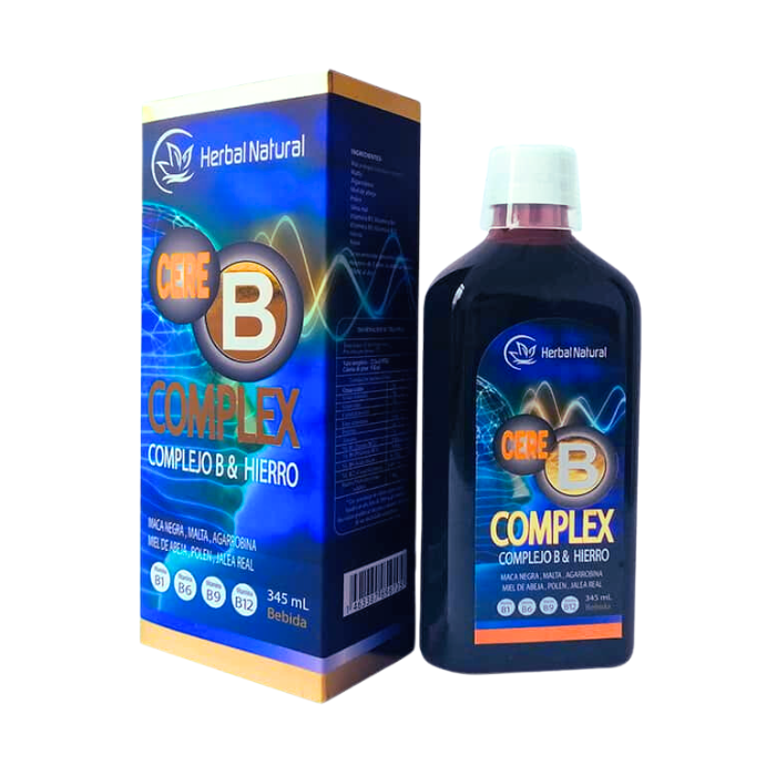 Cere B Complex - Complejo B,Hierro 430ml Herbal Natural