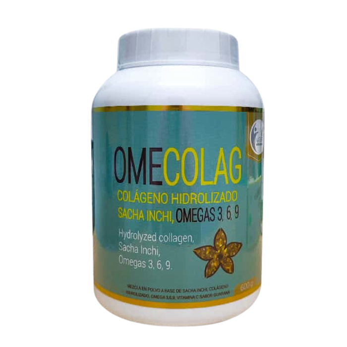 Omecolag- Colageno y Omega 3,6 y 9 Herbal Nautural 650g 