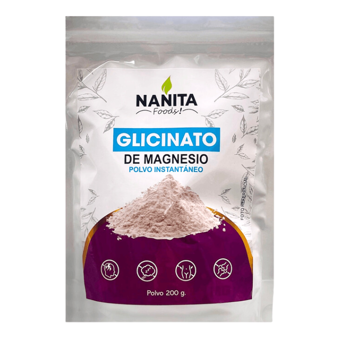 Glicinato de Magnesio 200g Nanita 