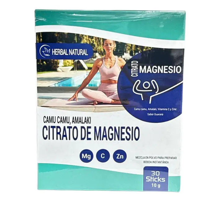 Citrato de Magnesio 30 sachet - Herbal Natural