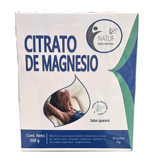 Citrato de Magnesio 30 sachet Natlif 