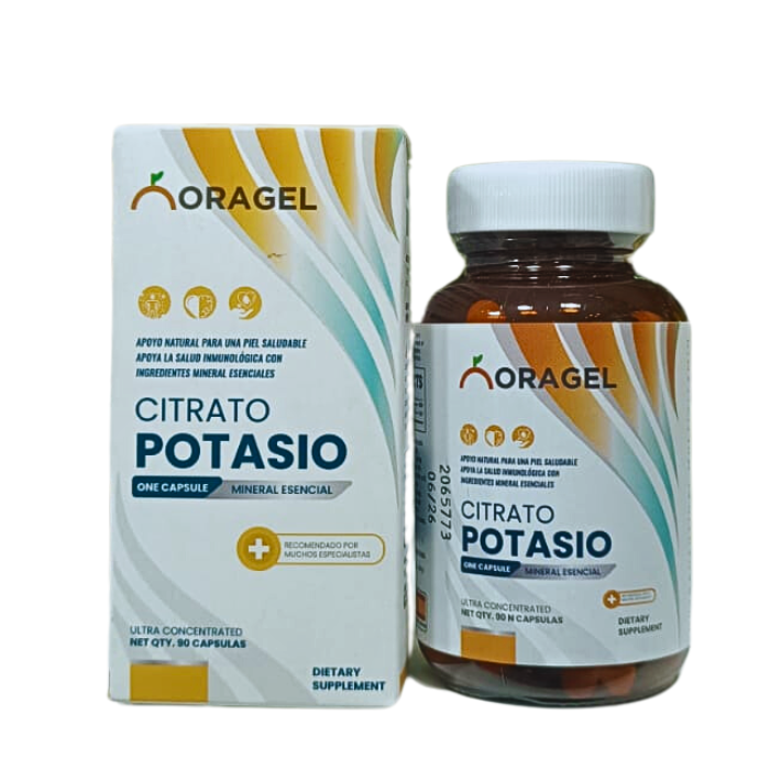 Citrato de Potasio 99mg 90cap  Oragel