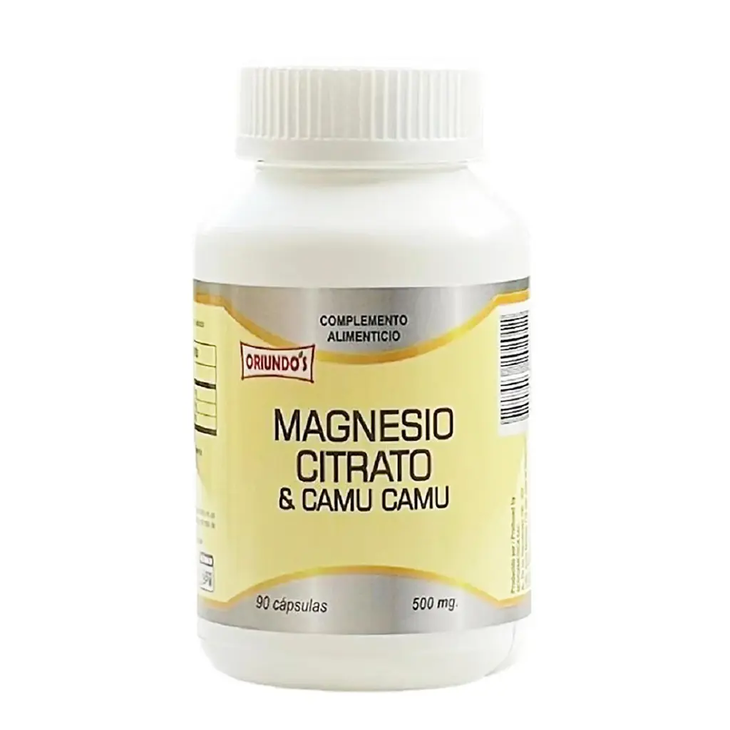 Citrato de Magnesio Camu Camu 90 cap. - Oriundo's