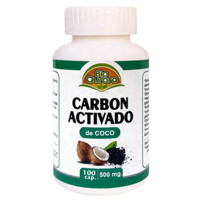 Carbón Activado 100cap Bio Aurora 