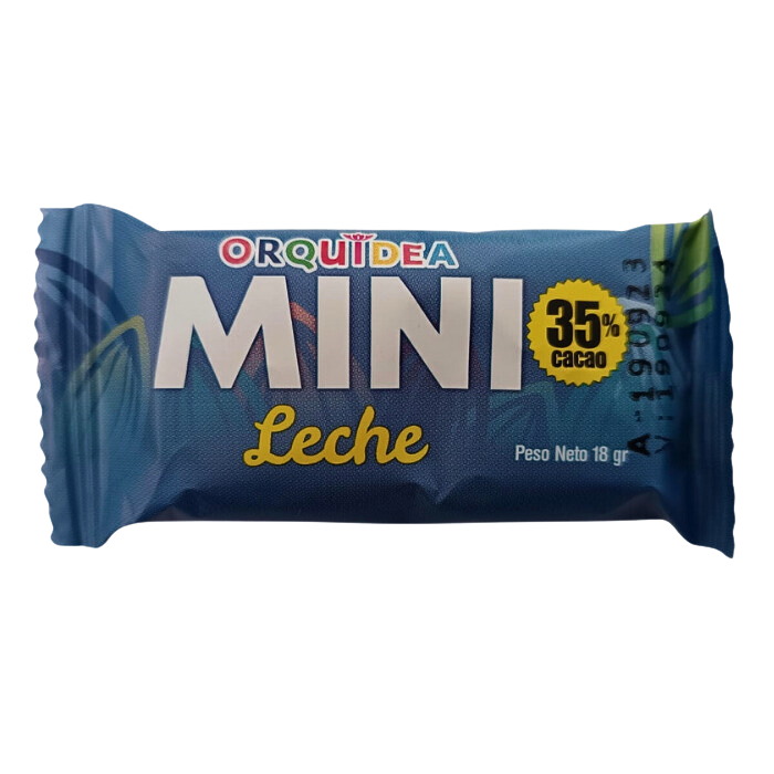 Chocolate Mini Orquidea de leche 35% 18g