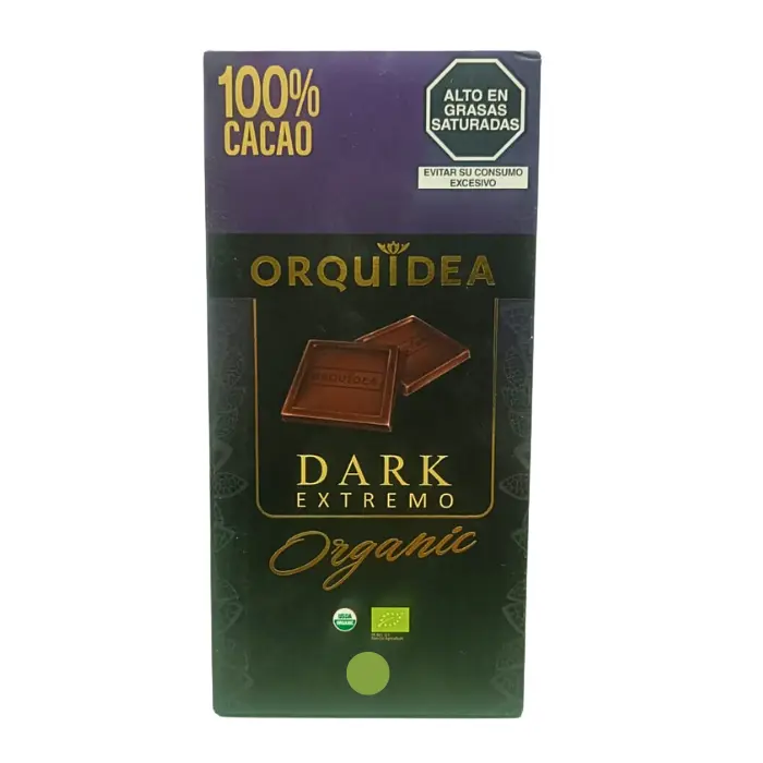 Chocolate Dark  Extremo 100% organico Orquidea
