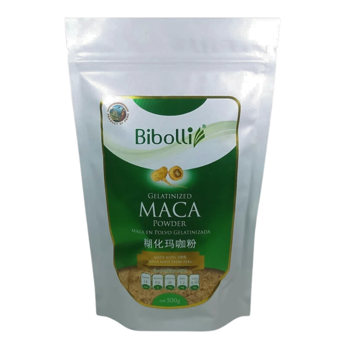 [MNH000877] Maca Amarilla Gelatinizada 500g Bibolli  
