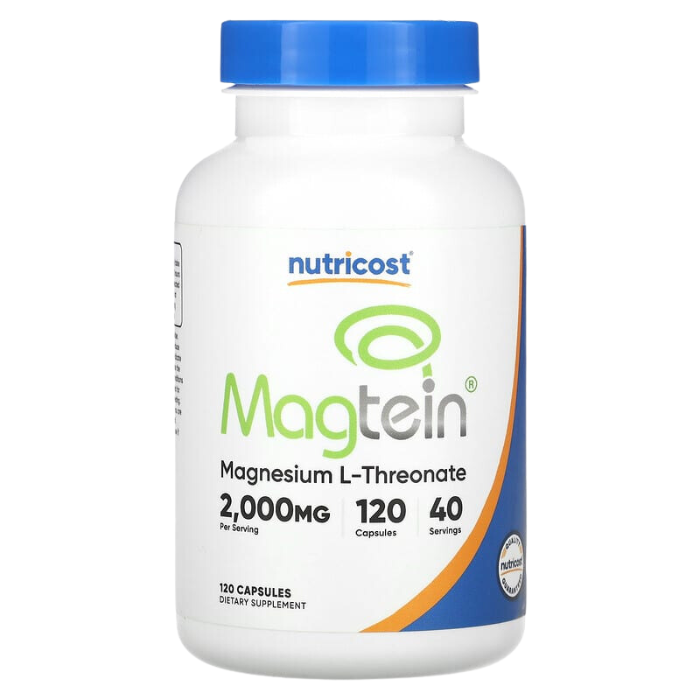 [MNH000909] L-Treonato de Magnesio 2000mg 120caps Nutricost