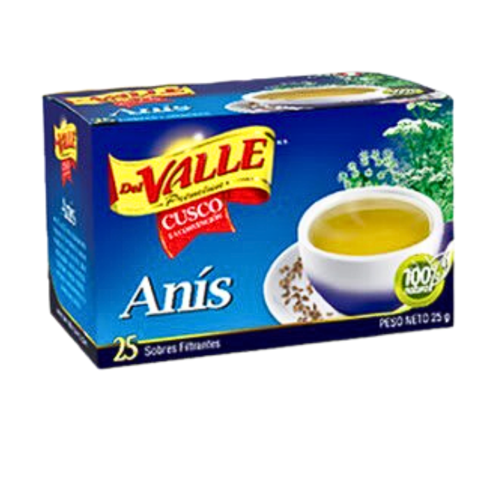 Anis 25 filtrantes Del Valle 