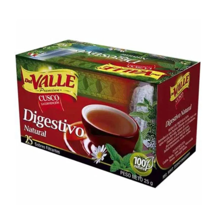 Infusion Digestivo 25 filtrantes - Del Valle