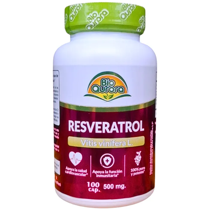 [MNH001230] Resveratrol Vitis Vinifera 500mg 100 cáp. - Bio  Aurora