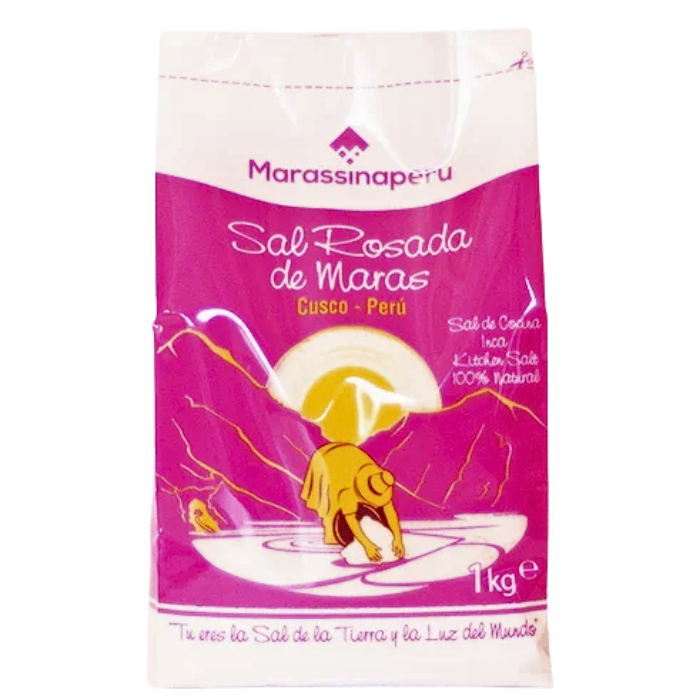 Sal de Maras Rosada 1kg Marassina Peru