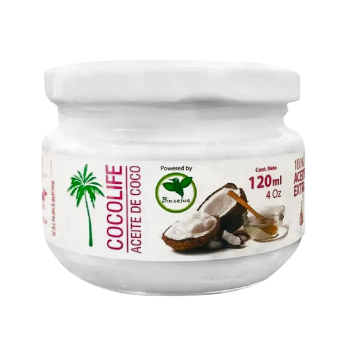 Aceite de Coco Extra Virgen 120ml CocoLife