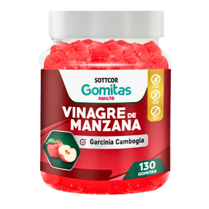 Vinagre De Manzana 130 Gomitas Sottcor