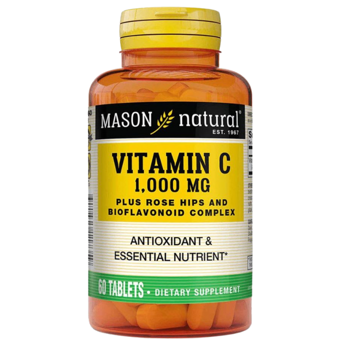 Vitamina C 1000mg 100 tabletas Mason Natural