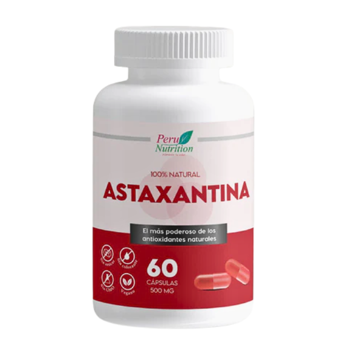 Astaxantina 60cap 500mg Peru Nutrition
