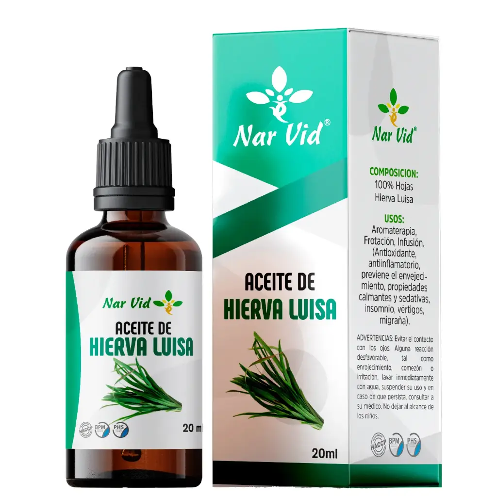 Aceite Esencial de Hierba Luisa x 20ml - Nar Vid