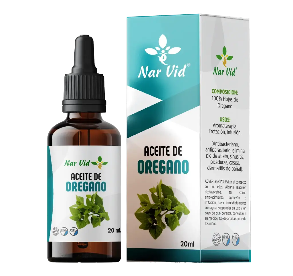 Aceite de Orégano 20ml  70% Carvacrol - Nar Vid