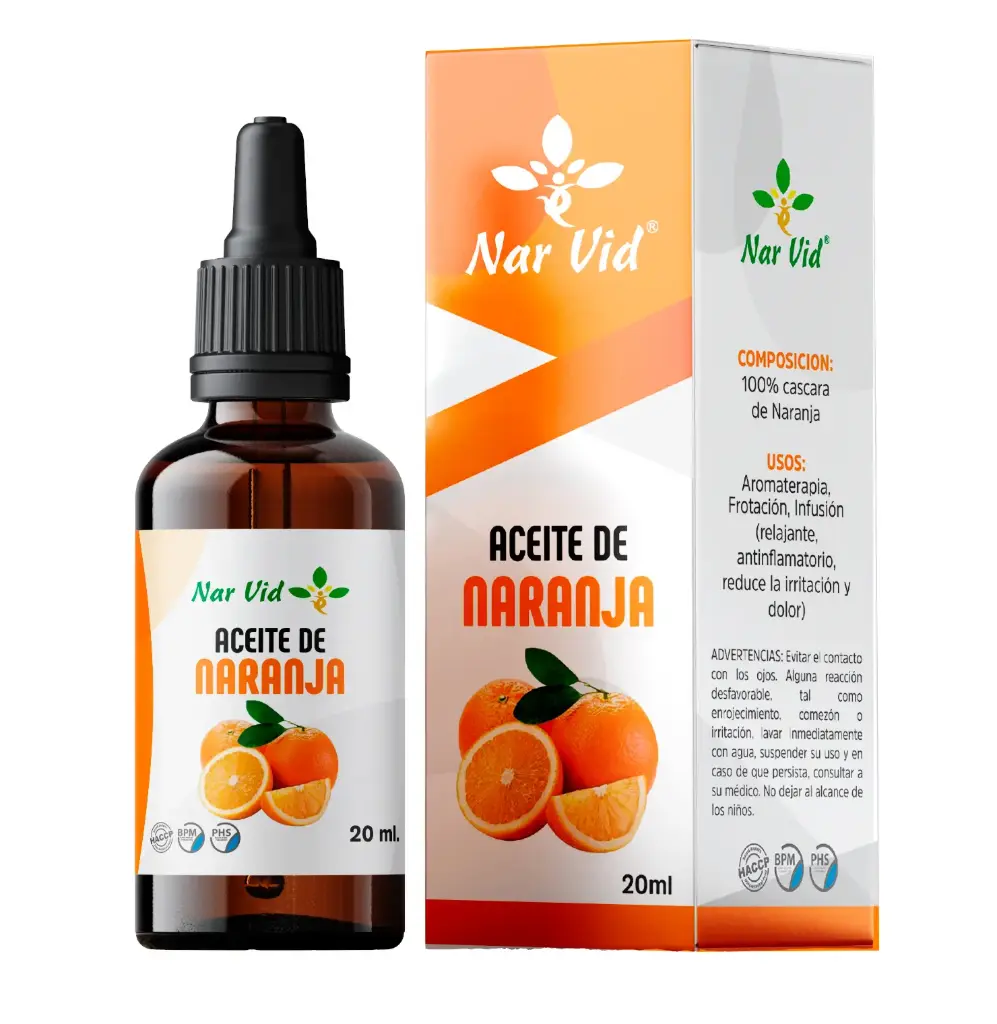 Aceite Esencial de Naranja x 20ml - Nar Vid