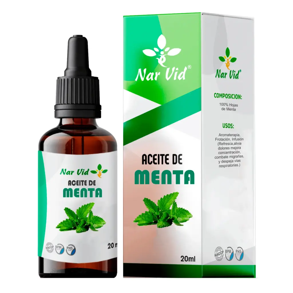 Aceite Esencial de Menta x 20ml - Nar Vid