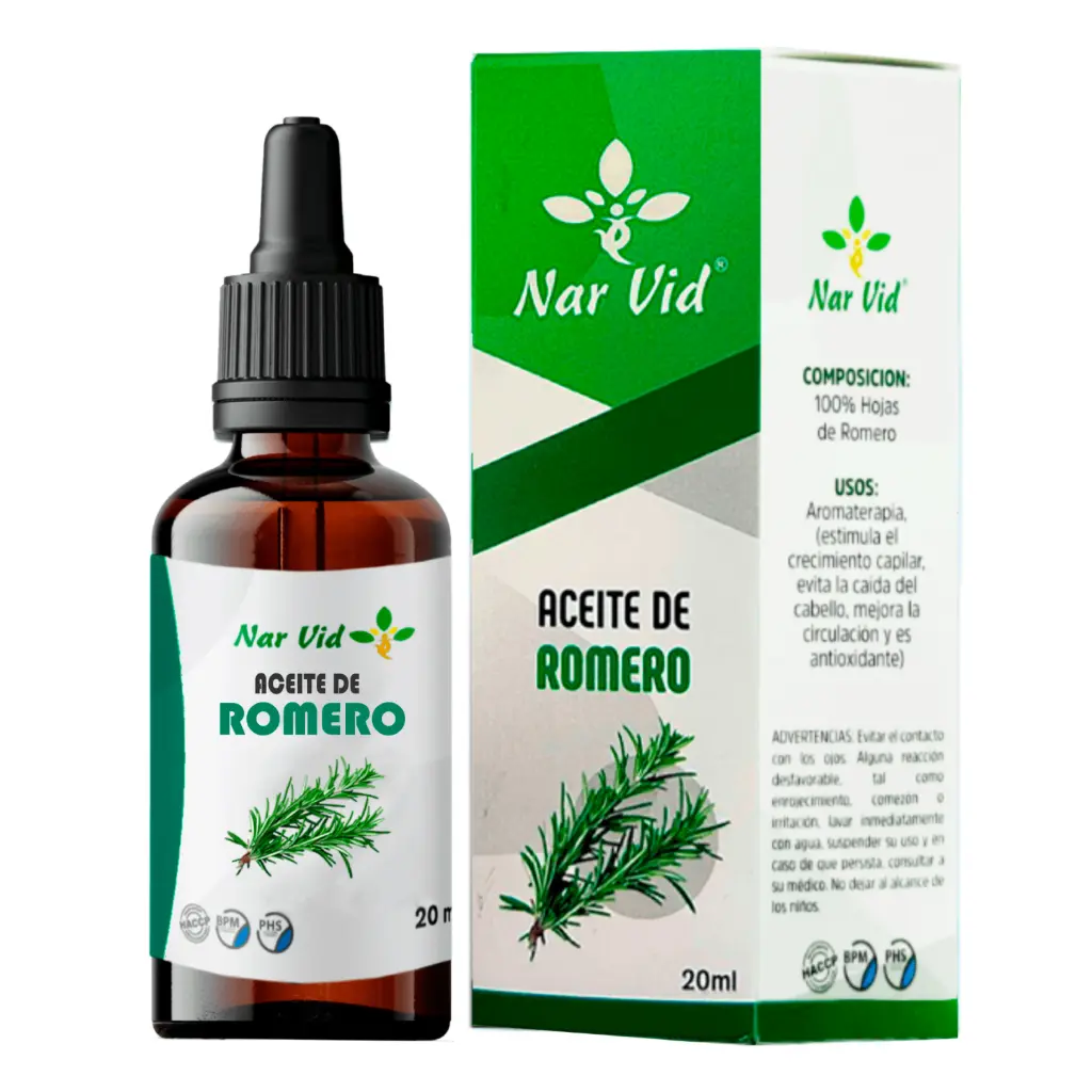 Aceite Esencial de Romero x 20ml - Nar Vid 