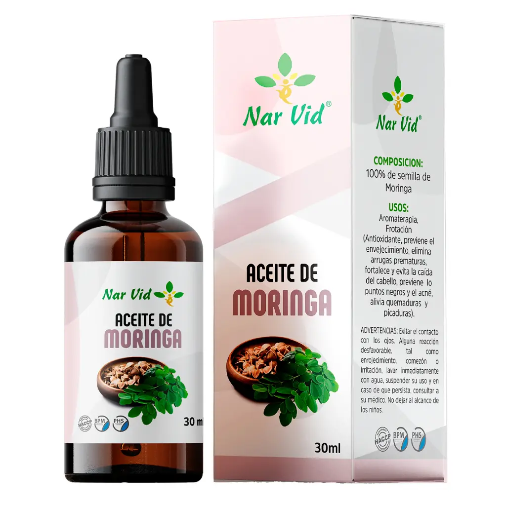 Aceite Esencial de Moringa x 30ml - Nar Vid 