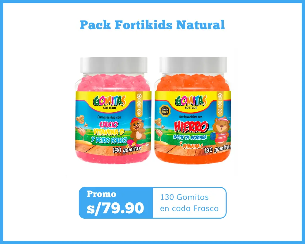 Pack Fortikids Natural