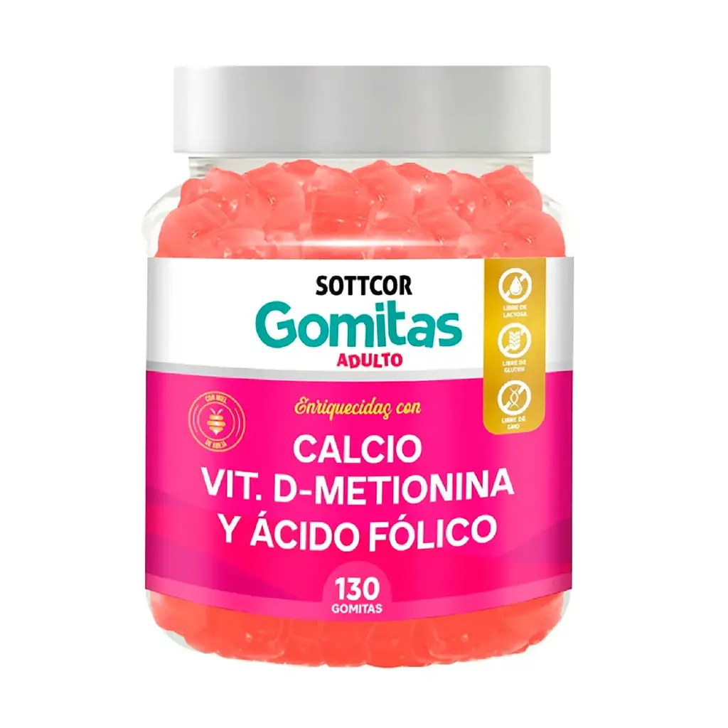 Calcio con Vit. D 130 Gomitas - Sottcor