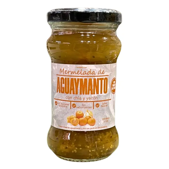 Mermelada De Aguaymanto de Chía y Yacón 300gr Tradicional