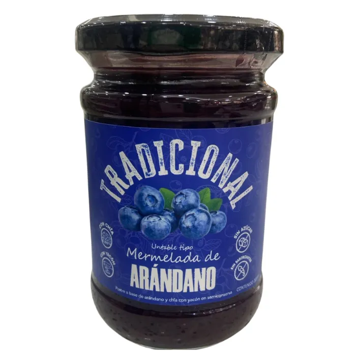 Mermelada De Arándano con Chía y Yacón 300gr Tradicional